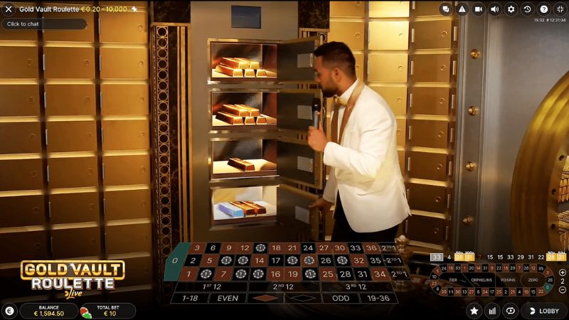 Roulette Hầm Vàng Livestream trò chơi cá cược thưởng lớn