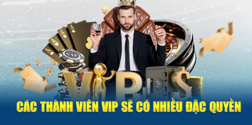 Cấp độ VIP càng cao, khuyến mãi nhận càng lớn