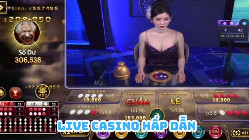 Xóc đĩa Livestream cá cược cực vui với dealer xinh đẹp