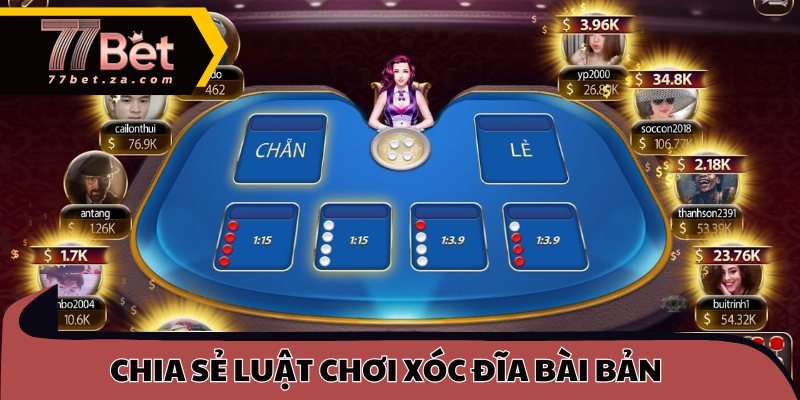 Chia sẻ luật chơi xóc đĩa bài bản
