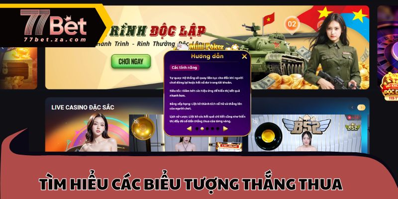 Tìm hiểu các biểu tượng thắng thua trong nổ hũ Mini Poker